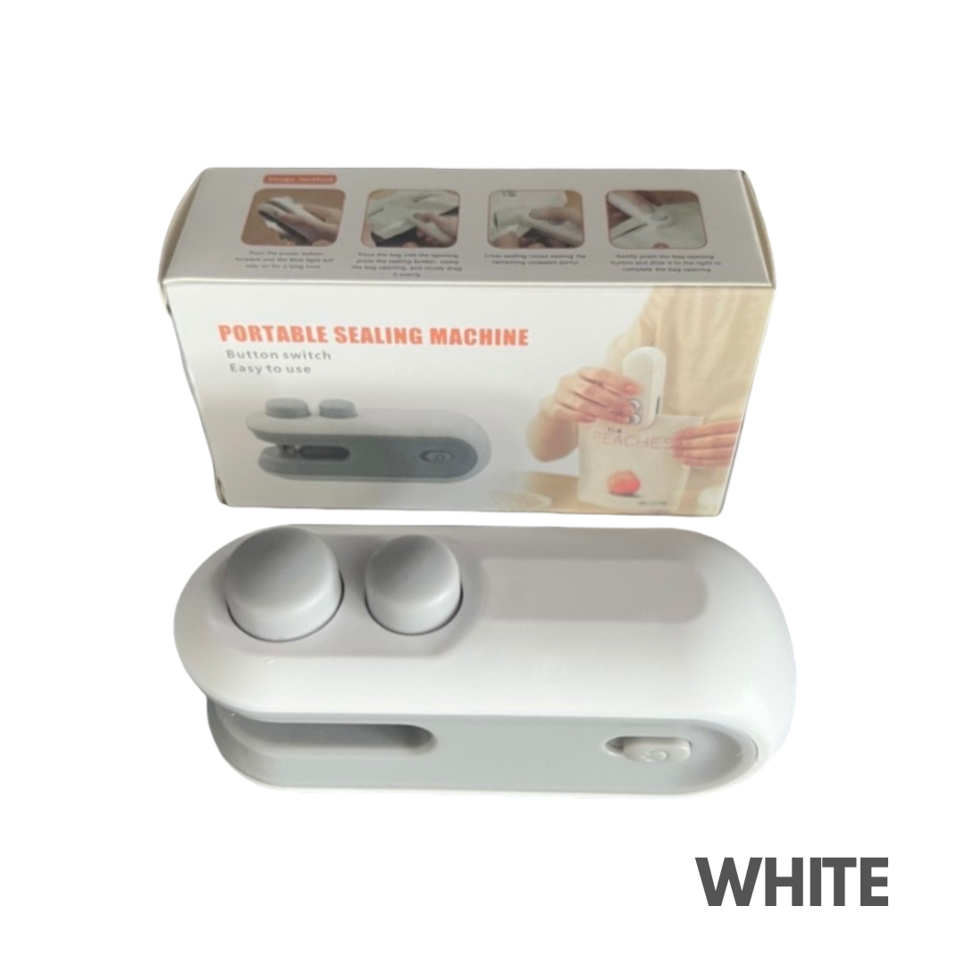 Mini 2 In 1 Sealer Heat Sealer Bag Opening Machine For Snacks Home USB Sealer Vacuum Sealer Snacks Plastic Bag Heat Sealer